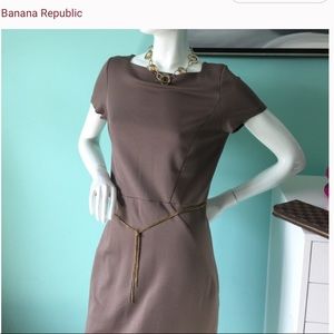 Banana Republic brown stretch dress size 4
